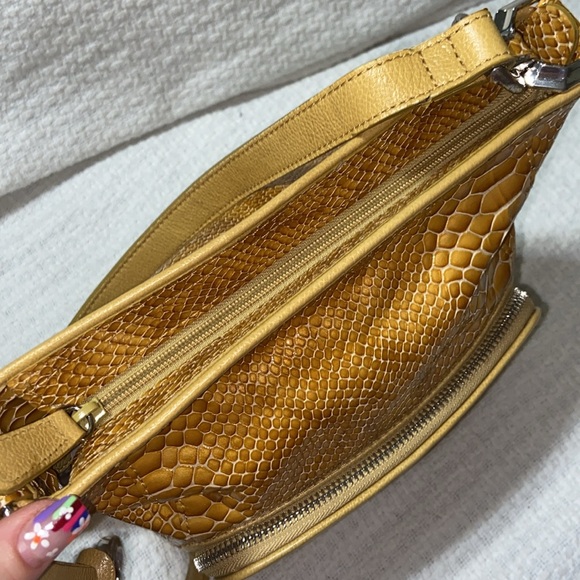 Like new Brighton Snake-Embossed Crossbody Bag - Picture 11 of 15
